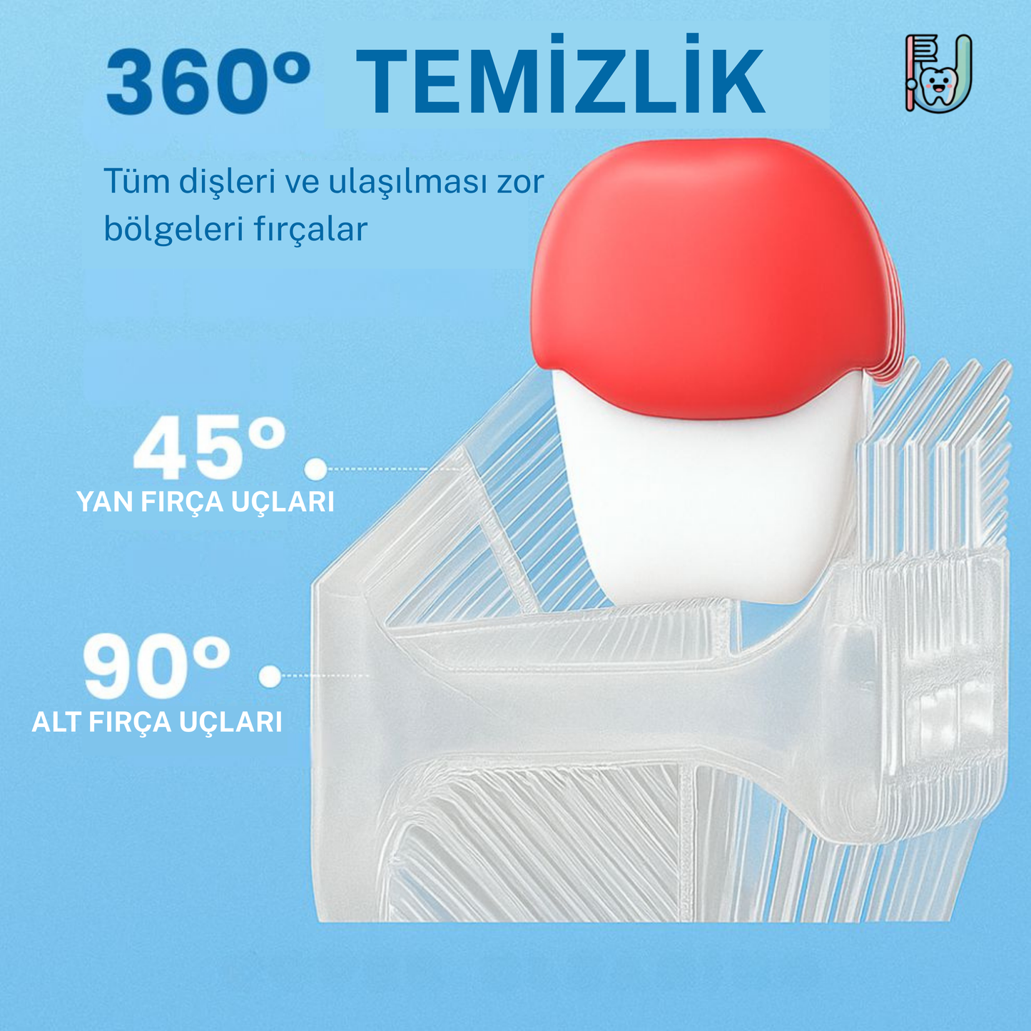 Sonik Titreşimli Çocuk Diş Fırçası