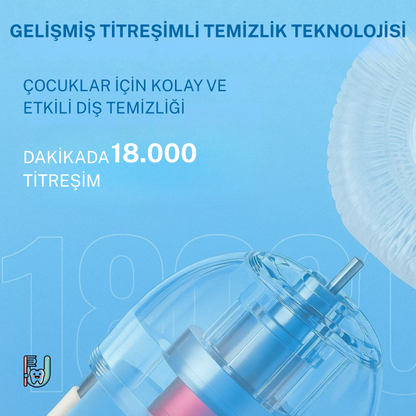 Sonik Titreşimli Çocuk Diş Fırçası